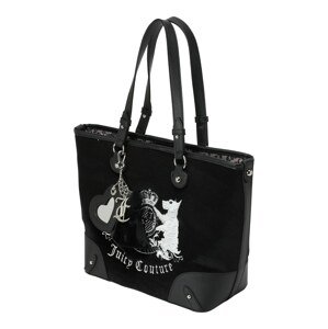 Juicy Couture Shopper táska  fekete / ezüst / fehér