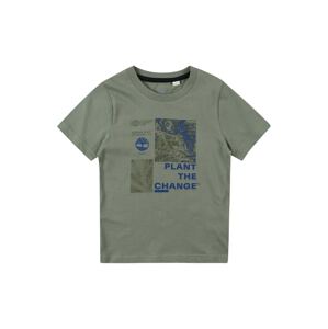 TIMBERLAND Póló  kék / khaki / sötétzöld