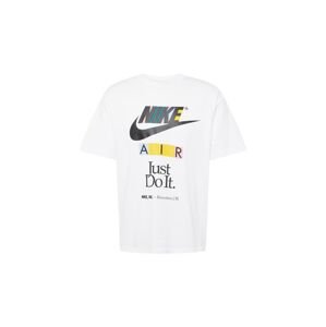 Nike Sportswear Póló  sárga / rózsaszín / fekete / fehér
