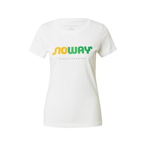 EINSTEIN & NEWTON Póló 'No Way'  sárga / zöld / fehér