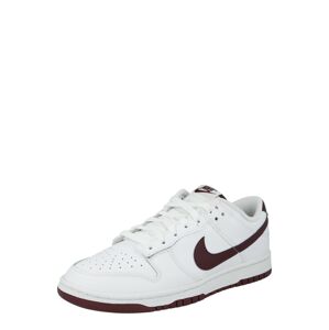 Nike Sportswear Rövid szárú sportcipők 'Dunk Retro'  burgundi vörös / fehér