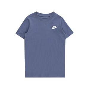 Nike Sportswear Póló  galambkék / fehér