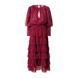 Warehouse Estélyi ruhák  világos-rózsaszín / kárminvörös / fekete