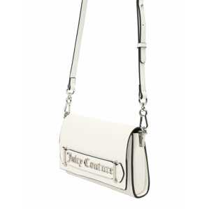 Juicy Couture Válltáska 'Jasmine'  ezüst / fehér
