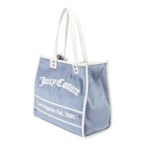 Juicy Couture Shopper táska 'Rosmarie'  füstkék / ezüst / fehér