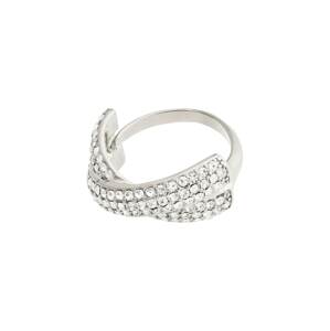 Pilgrim Gyűrűk 'Edtli'  ezüst / átlátszó