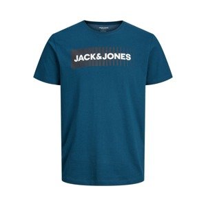 Jack & Jones Plus Póló  kék / fekete / fehér
