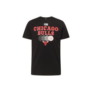 NEW ERA Póló 'NBA Chicago Bulls'  piros / fekete / fehér