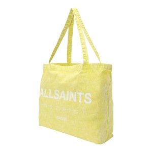 AllSaints Shopper táska  citromzöld / piszkosfehér