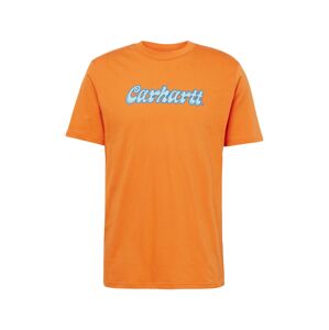Carhartt WIP Póló  azúr / királykék / narancs