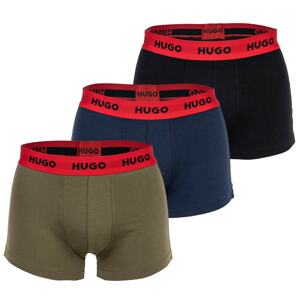 HUGO Boxeralsók  kék / zöld / piros / fekete