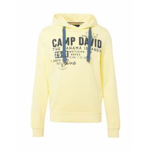 CAMP DAVID Tréning póló  sötétkék / világos sárga