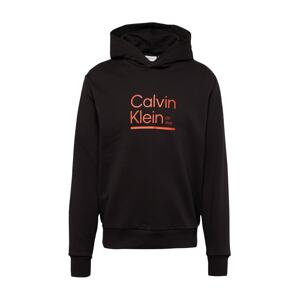 Calvin Klein Tréning póló  neonnarancs / fekete