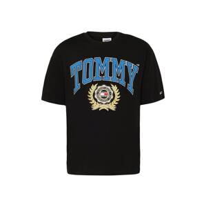 Tommy Jeans Póló  kék / világos sárga / fekete