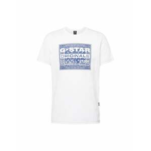 G-Star RAW Póló 'Bandana'  kék / fehér