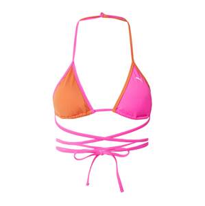 PUMA Bikini felső  narancs / rózsaszín / piszkosfehér