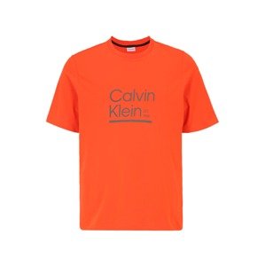 Calvin Klein Big & Tall Póló  szürke / narancs