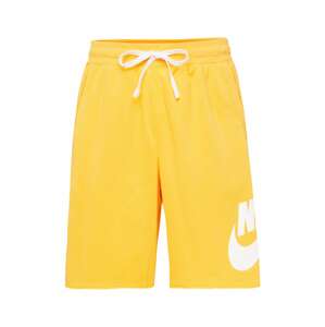 Nike Sportswear Nadrág 'CLUB ALUMNI'  világos narancs / fehér