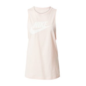 Nike Sportswear Top  pasztell-rózsaszín / fehér