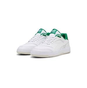 PUMA Rövid szárú sportcipők 'Doublecourt'  zöld / fehér