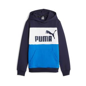 PUMA Tréning póló 'Essentials+'  kék / tengerészkék / fehér
