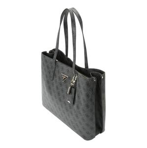GUESS Shopper táska 'Meridian'  szürke / fekete