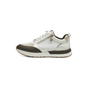 TAMARIS Rövid szárú sportcipők  világosbarna / sötét barna / aranysárga / fehér