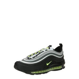 Nike Sportswear Rövid szárú sportcipők 'AIR MAX 97'  szürke / neonzöld / fekete / fehér