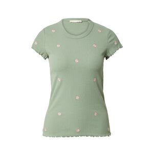 ESPRIT Póló  pasztellsárga / khaki / világos-rózsaszín