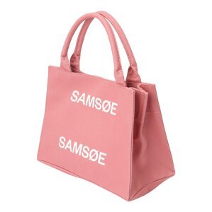 Samsøe Samsøe Shopper táska 'BETTY'  világos-rózsaszín / fehér