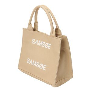 Samsøe Samsøe Shopper táska 'BETTY'  bézs / fehér