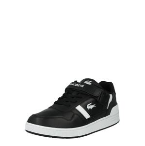 LACOSTE Rövid szárú sportcipők  fekete / fehér / piszkosfehér