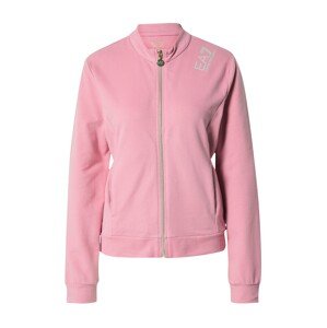 EA7 Emporio Armani Tréning dzseki  ezüstszürke / világos-rózsaszín