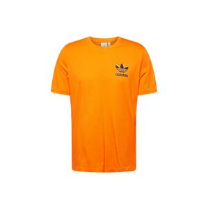 ADIDAS ORIGINALS Póló 'Graphics Fire Trefoil'  sárga / narancs / fekete / fehér