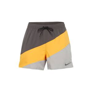 Nike Swim Sport fürdőruha  mustár / szürke / fekete