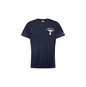 Tommy Jeans Póló 'LETTERMAN'  tengerészkék / tűzpiros / fehér