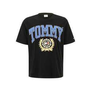 Tommy Jeans Plus Póló  kék / sárga / fekete / fehér