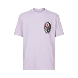 AllSaints Póló  világoskék / lila / rózsaszín / fekete