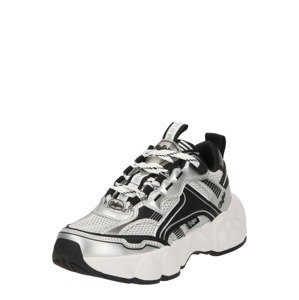 BUFFALO Rövid szárú sportcipők  fekete / ezüst