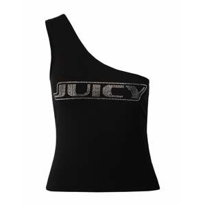 Juicy Couture White Label Top 'DIGI'  fekete / átlátszó