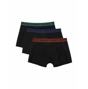 Pull&Bear Boxeralsók  kék / zöld / narancs / fekete