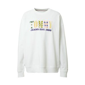 Tommy Jeans Tréning póló  sárga / zöld / sötétlila / fehér