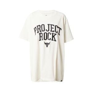 UNDER ARMOUR Póló 'Rock'  elefántcsont / fekete