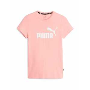 PUMA Funkcionális felső 'Essential'  rózsaszín / fehér