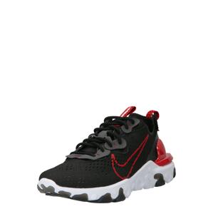 Nike Sportswear Rövid szárú sportcipők 'REACT VISION'  tűzpiros / fekete