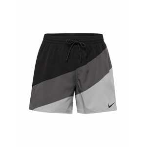 Nike Swim Sport fürdőruha  világosszürke / sötétszürke / fekete
