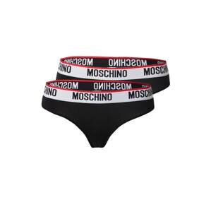 Moschino Underwear Slip  piros / fekete / piszkosfehér