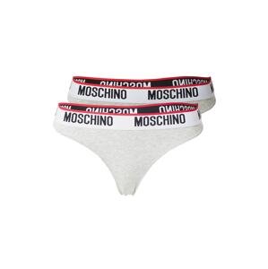 Moschino Underwear String bugyik  éjkék / szürke melír / piros / fehér