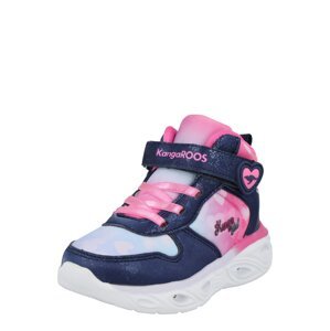 KangaROOS Sportcipő 'Glim'  tengerészkék / világoskék / rózsaszín / rózsaszín