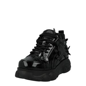 BUFFALO Rövid szárú sportcipők 'CORIN'  ezüstszürke / fekete
